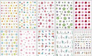 指甲贴  花卉  小花  贴纸图片