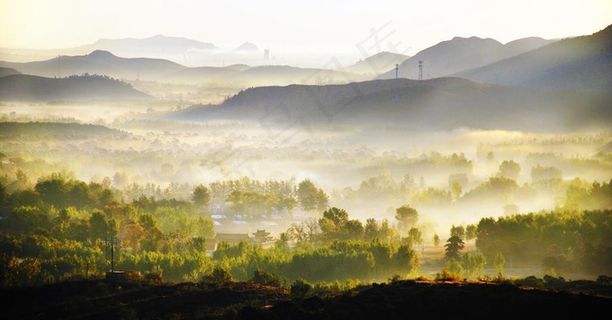 清晨的西陵图片