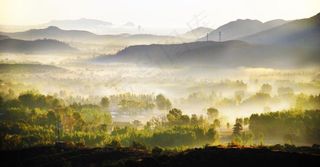 清晨的西陵图片