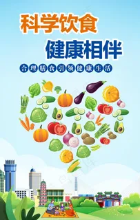 合理膳食图片