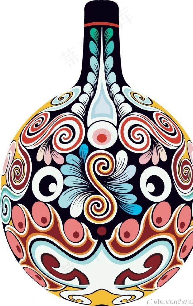 陕西社火马勺脸谱图片