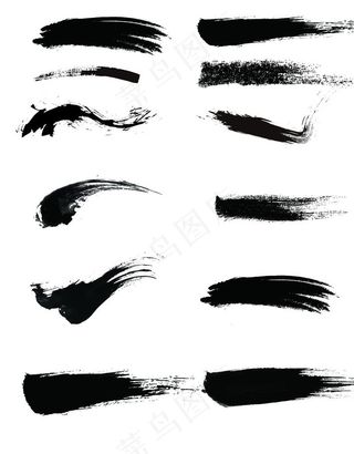 水墨笔触图片