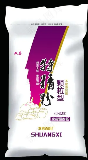 特精粉 立体包装效果图图片