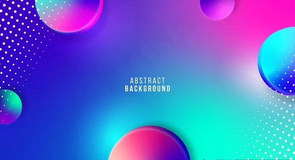 炫彩几何背景图片