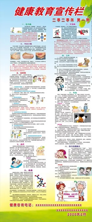 健康教育宣传栏图片