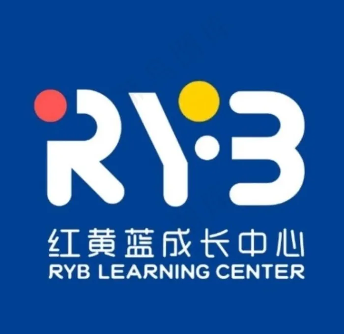 红黄蓝成长中心图片ai矢量模版下载
