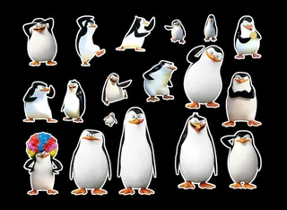 马达加斯加企鹅卡特图片