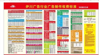伊川广告公司价格表图片