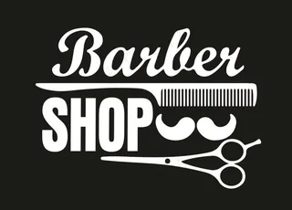 理发店标志 胡子 梳子 剪刀图片