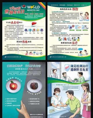 世界肝炎日  肝炎防护宣传图片