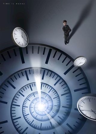 时间海报图片