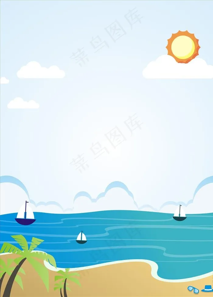 卡通矢量背景图片cdr矢量模版下载