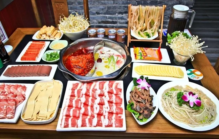 火锅涮肉图片