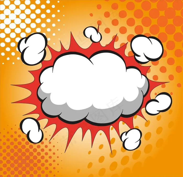 卡通对话框图片eps,ai矢量模版下载