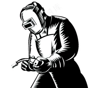 焊接人物透明底色焊材图片