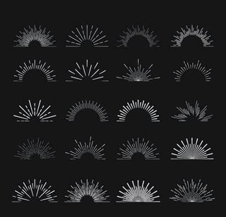 矢量放射光线光芒图片