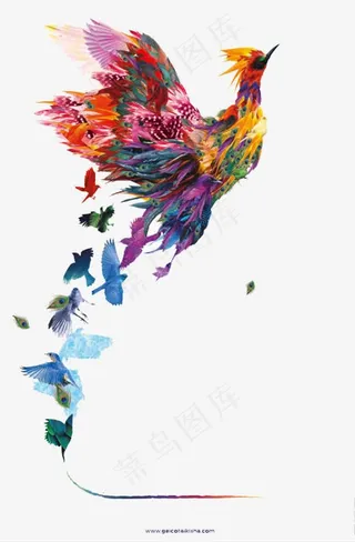 凤凰插画图片
