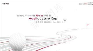 奥迪Quattro杯高尔夫KV图片