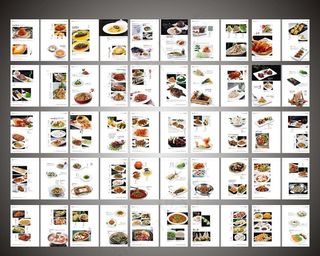 高档菜谱排版    粤菜菜谱图片