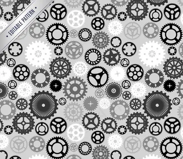 齿轮图案图片