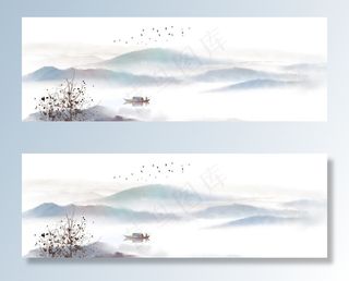 水墨装饰画图片