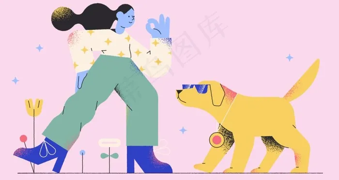 卡通系列插画图片
