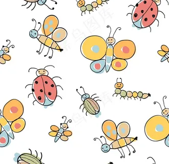 卡通小动物涂鸦图片 卡通小动物涂鸦图片