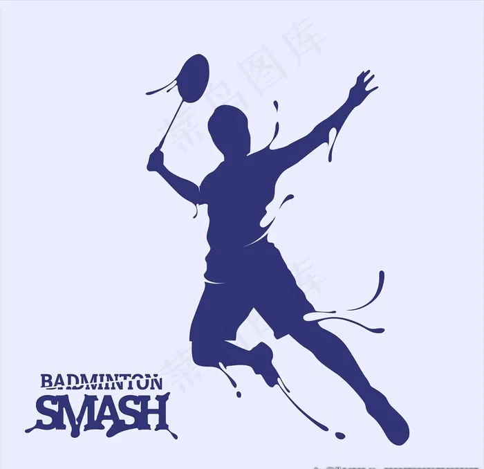 体育人物剪影图片eps,ai矢量模版下载
