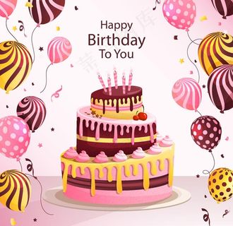 蛋糕矢量图图片