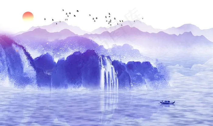 装饰画图片(5760X3600(DPI:72))psd模版下载