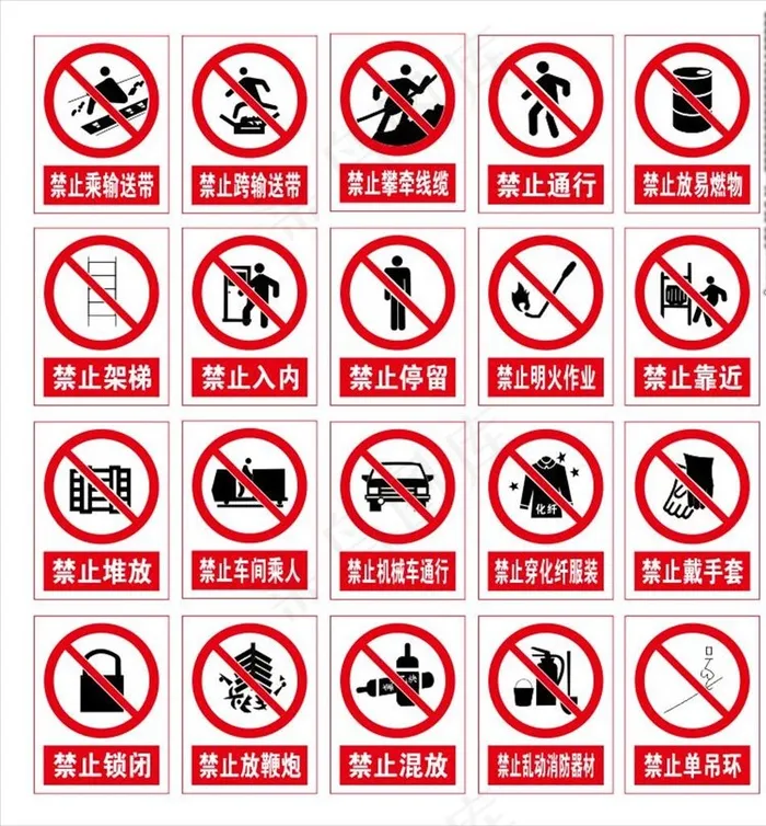 安全标识图片