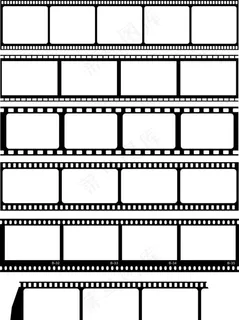 电影胶片矢量图图片