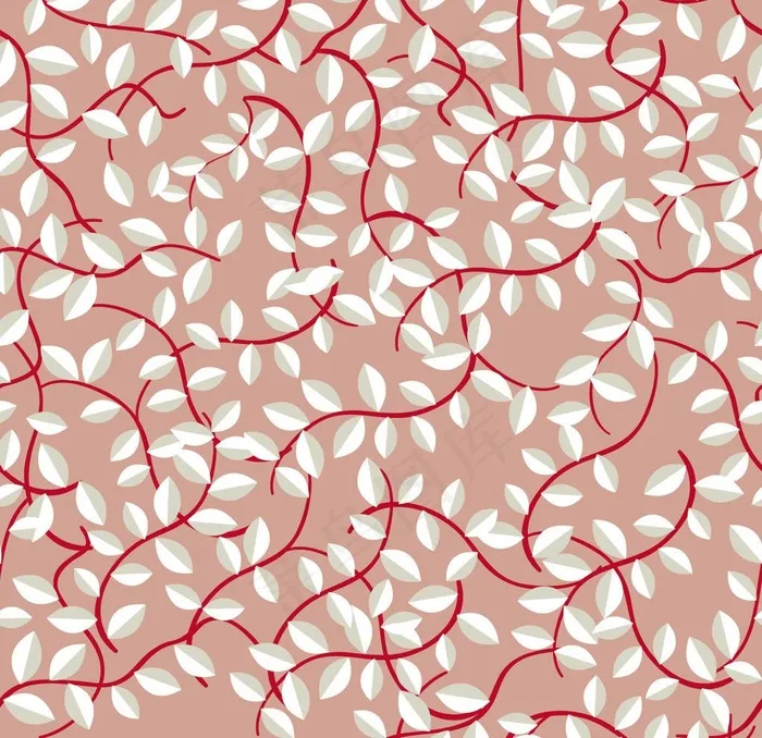 卡通树叶背景底纹图片eps,ai矢量模版下载