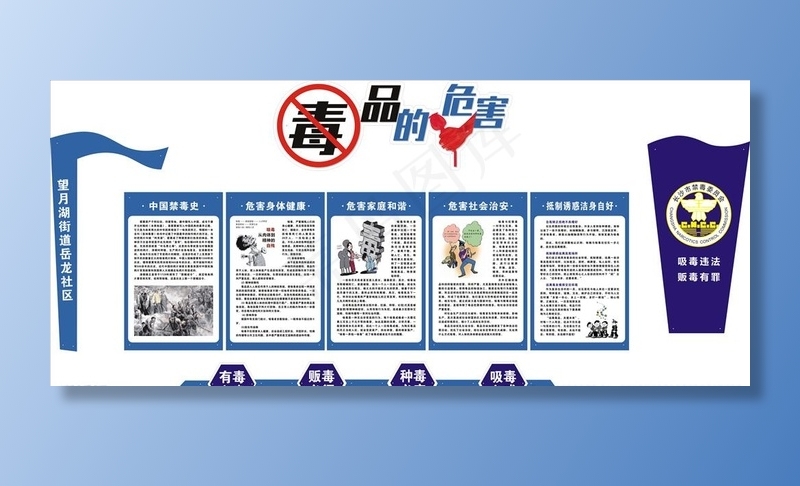 毒品的危害图片cdr矢量模版下载
