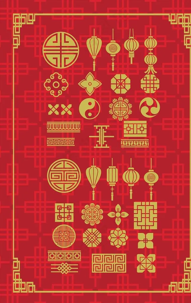 新年设计元素矢量素材图片