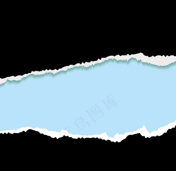 撕裂的纸图片ai矢量模版下载