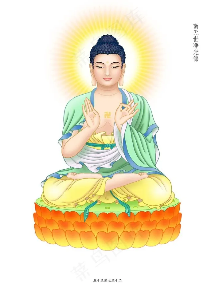 世净光佛图片