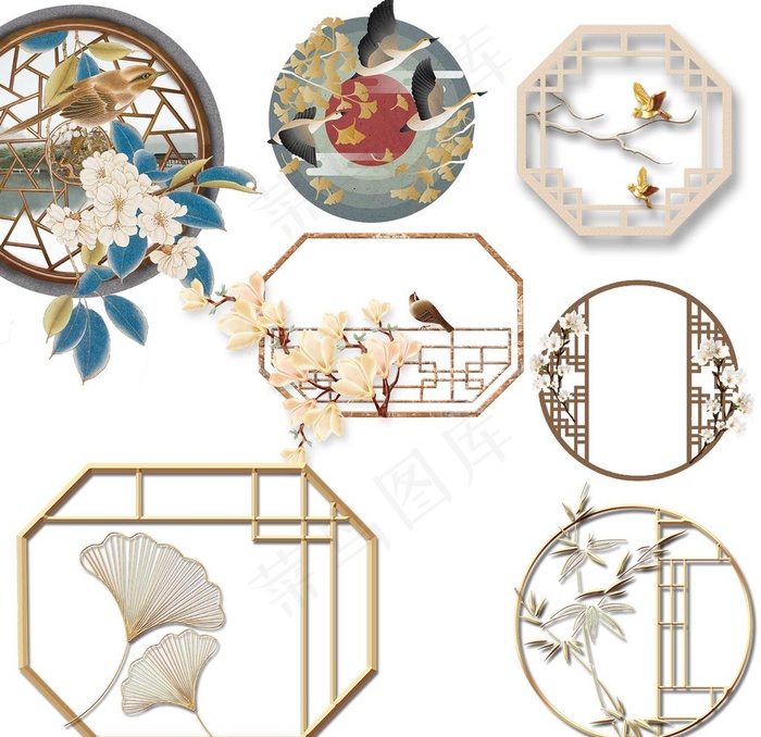 中式装饰框图片