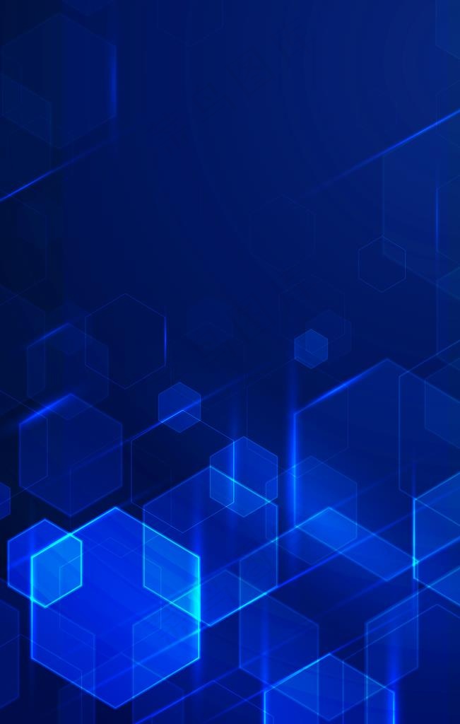 蓝色菱形渐变科技背景素材图片