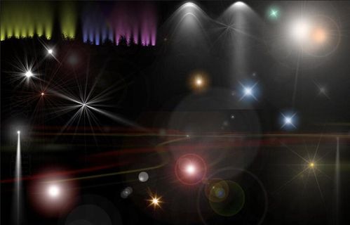 PS后期灯光光晕图片