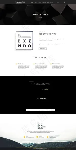 UI网站界面图片