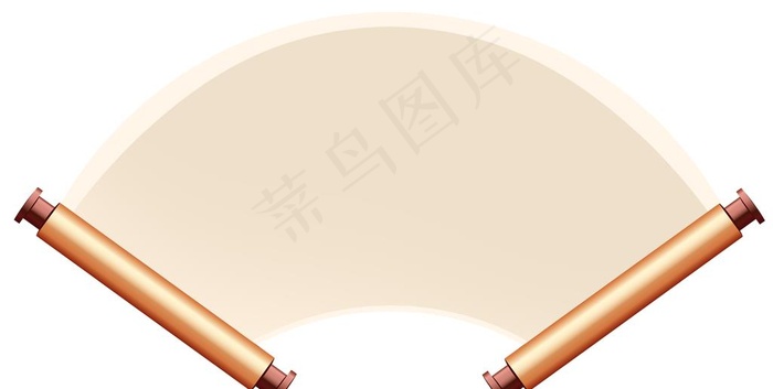 扇形卷轴图片(11622X6236(DPI:72))psd模版下载