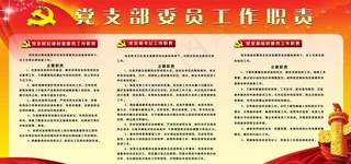 党支部展板图片
