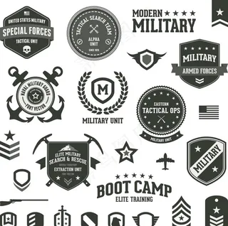 军事元素图片