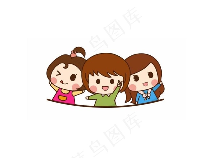 卡通女孩图片