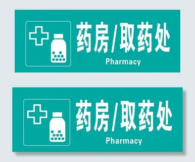 药房科室牌图片