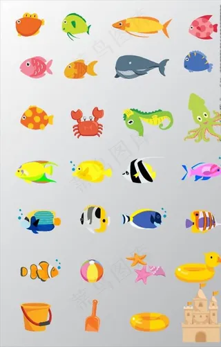 海洋生物素材图片