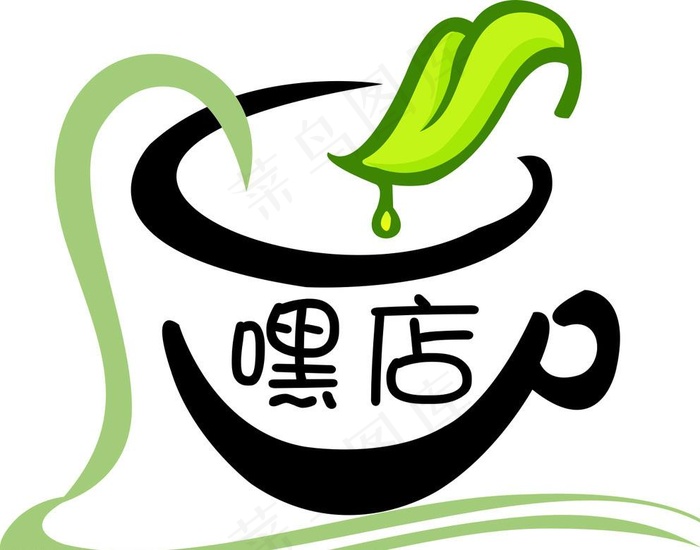 奶茶店标志logo图片cdr矢量模版下载