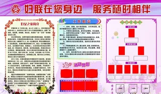 妇联展板图片