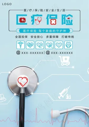 医疗保险海报图片